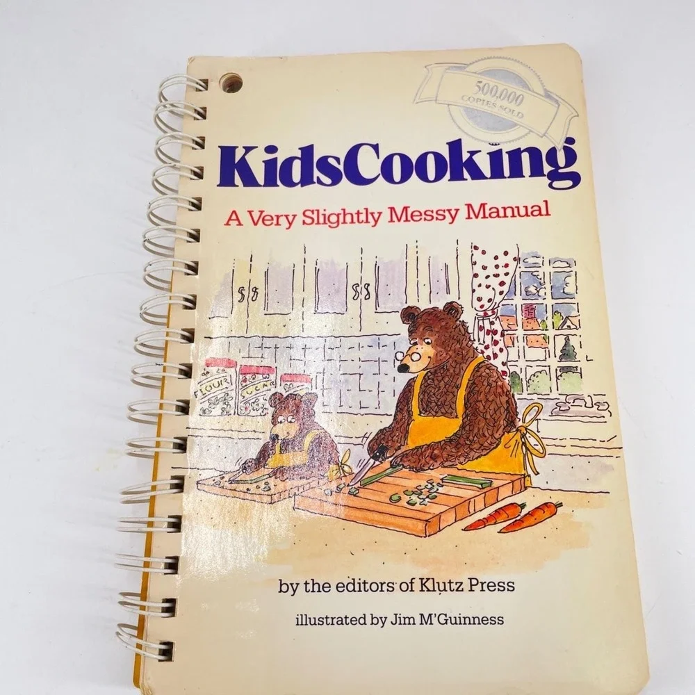 Vintage Kids Activity‎ Book Lot Betty Crocker Klutz Kids Cooking Holiday Crafts